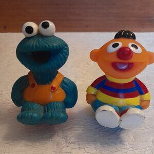VTG Cookie Monster and Ernie Weebles, Set of 2